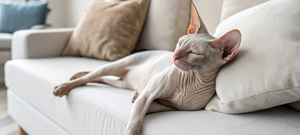 Gato Sphynx: Una raza única con necesidades nutricionales especiales