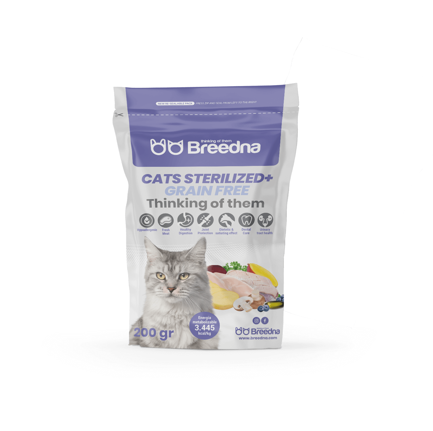 Grain free sales hypoallergenic cat food